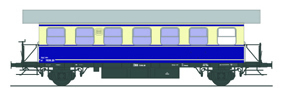Ferro Train 787-420 - Austrian ÖBB BT 7039.20 railcar trailer blue/beige